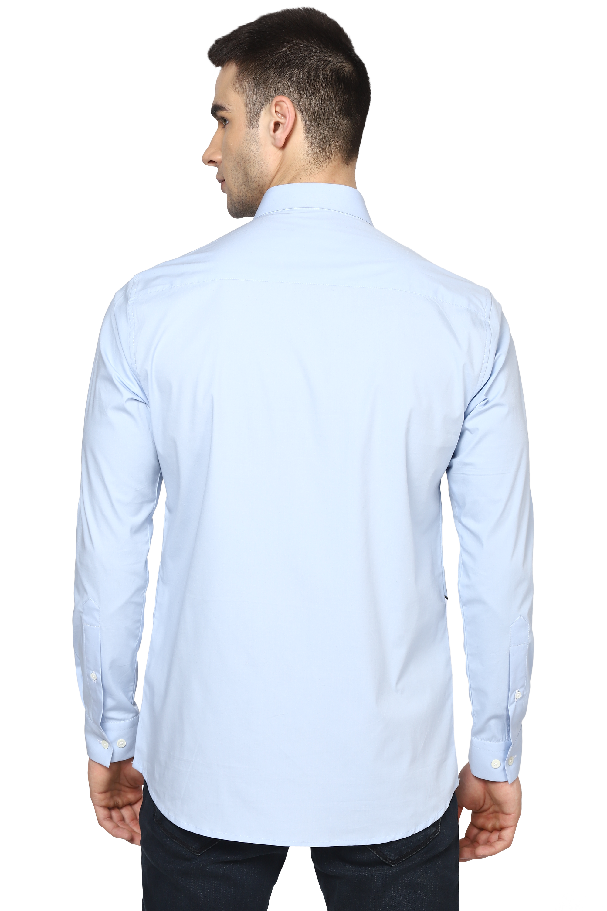 The Easy breezy Shirt in white & Sky blue