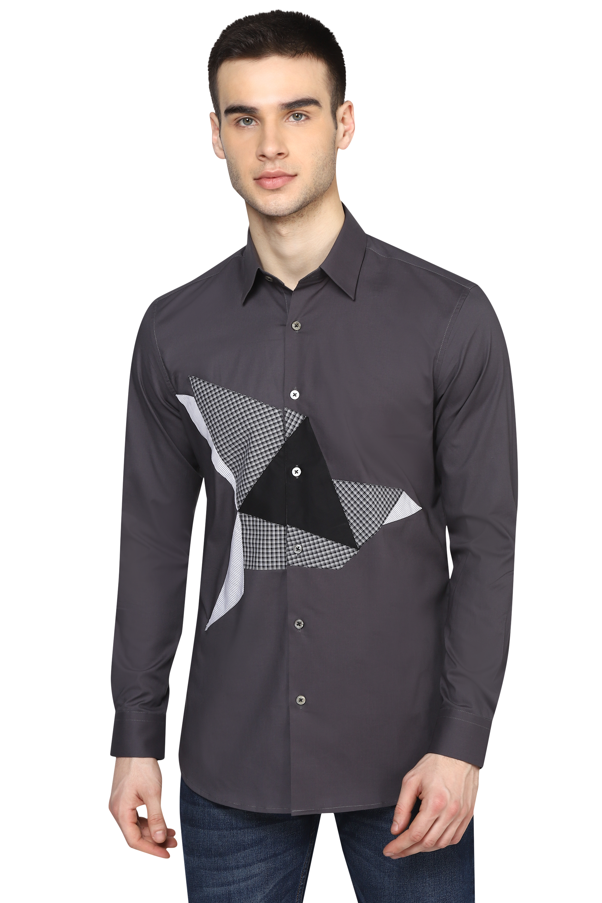 The Fly High Shirt in Charcoal Grey