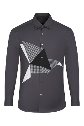 The Fly High Shirt in Charcoal Grey