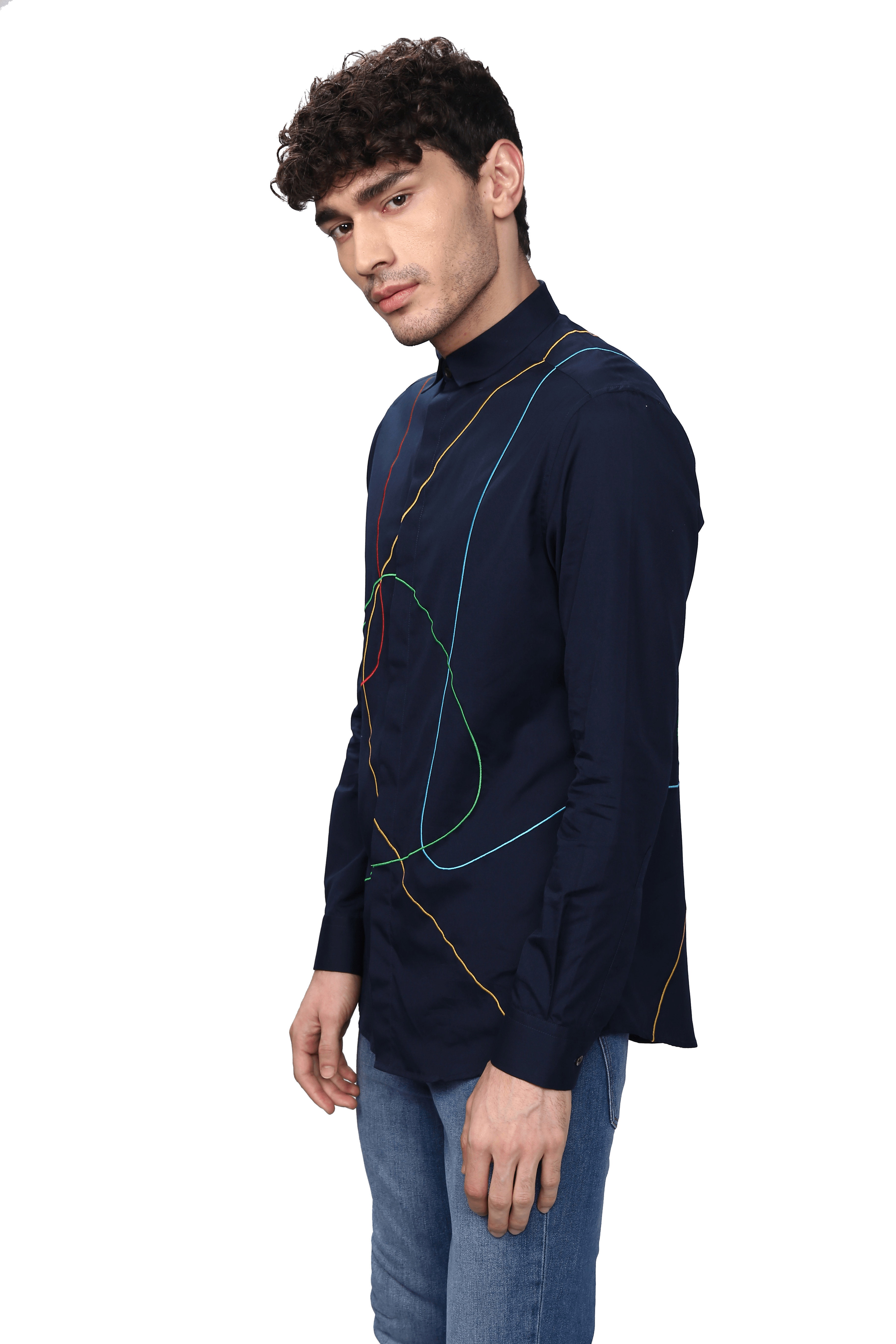 The Maki Shirt in Navy