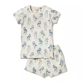 Wilson & Frenchy Petit Puffin Organic Short Sleeve Pyjamas