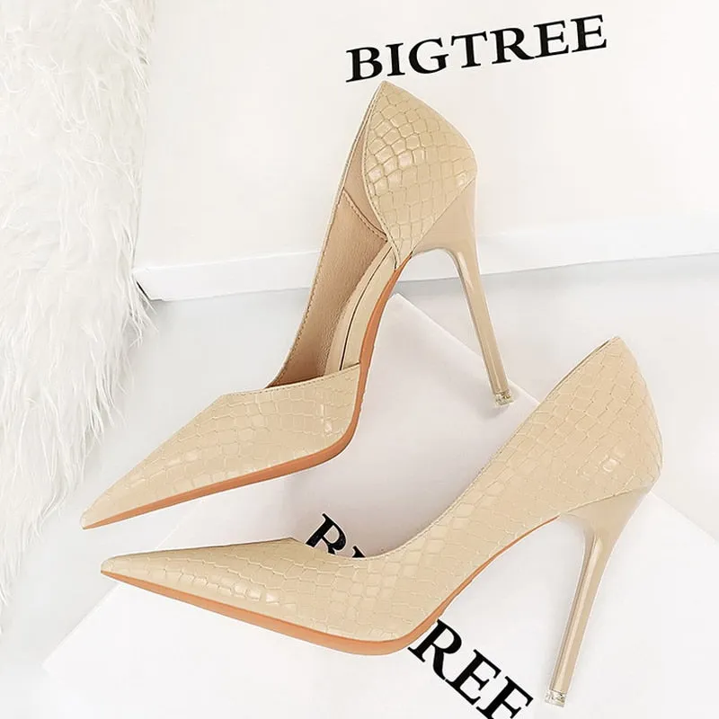 Women Pumps Pointed Toe High Heels Ladies Shoes Fashion Heels