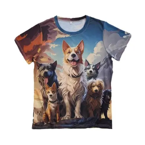 Women's T-shirt Short Sleeve T-Shirts Simple Style Dog