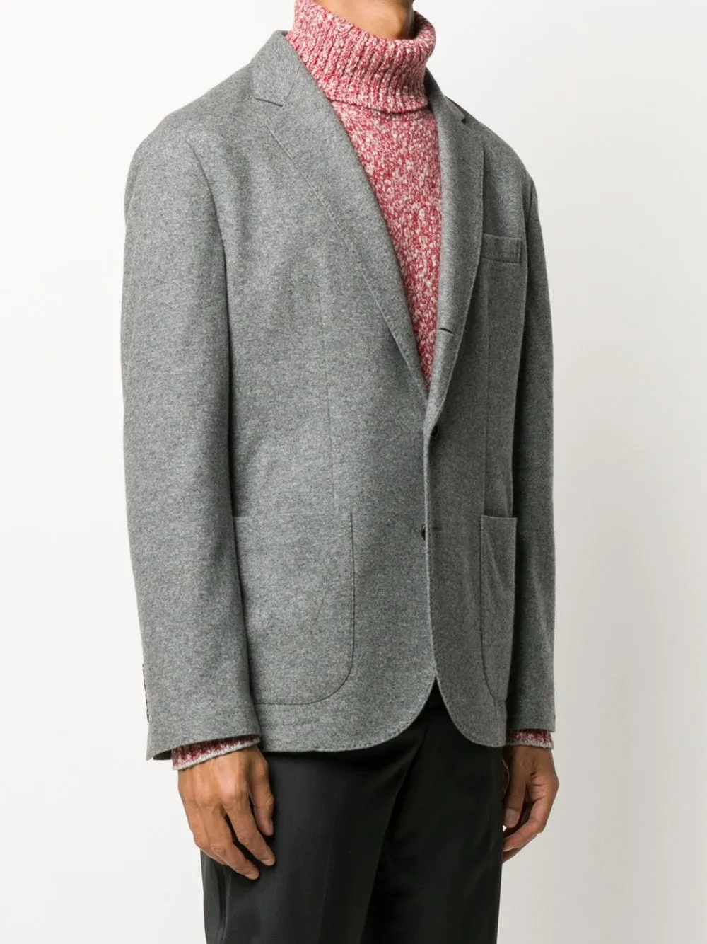 WOOL SINGLE-BREASTED JACKET