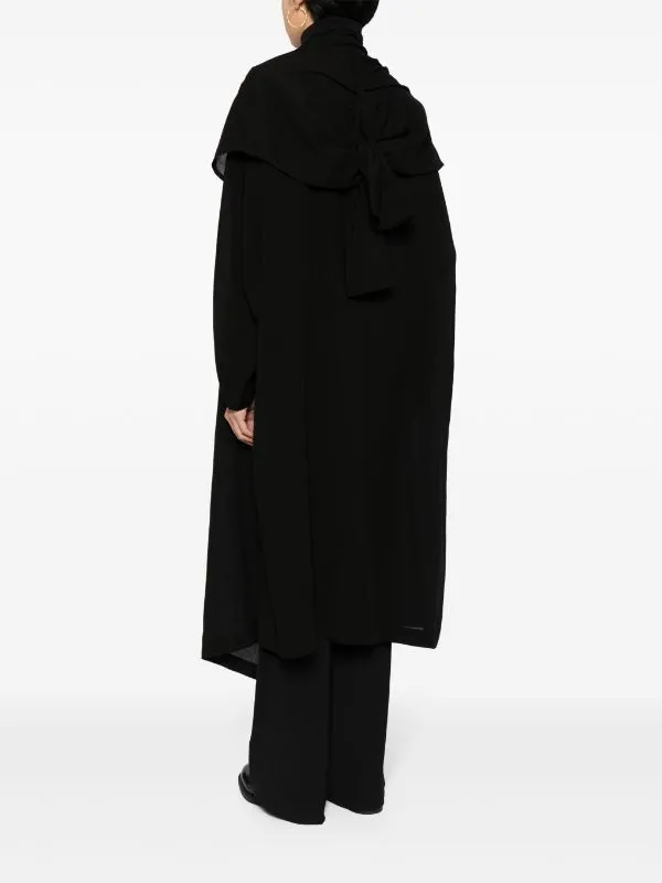 Y'S - Women U-Back Tied Coat